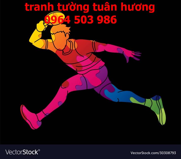 vẽ tranh tường pickcleball tại vĩnh phúc