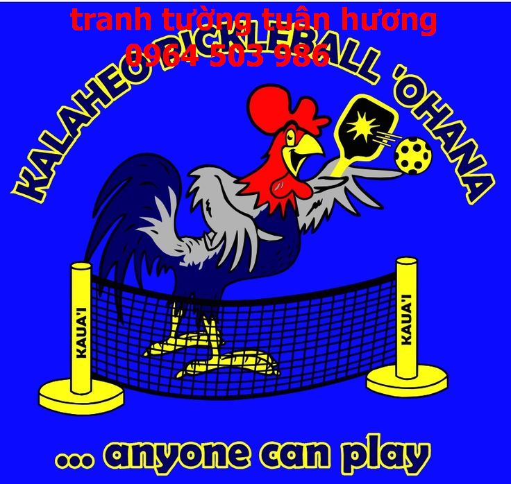 VẼ TRANH PICKCLEBALL ĐẸP